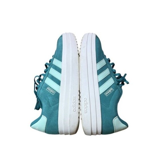 Kids Size 6.5 Women 7.5 Suede Platform Chunky Shoes Sneaker - Picture 4 of 9